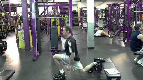 Bulgarian Split Squat 1 and 1/4 from Deficit