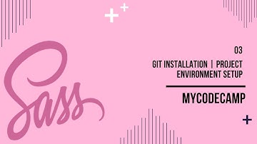 Responsive & Animated SASS Landing Page 2022 | 03-Git Installation | Project Environment Setup