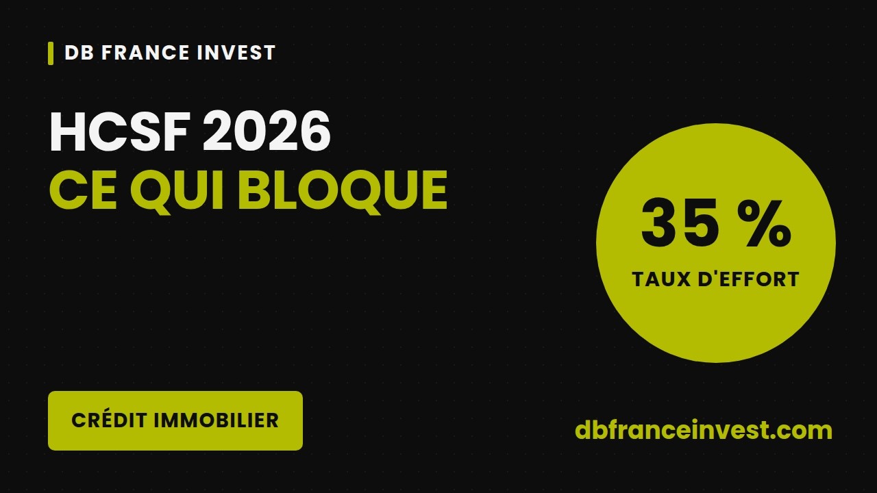 HCSF septembre 2026 : ce qui bloque votre crédit immobilier
