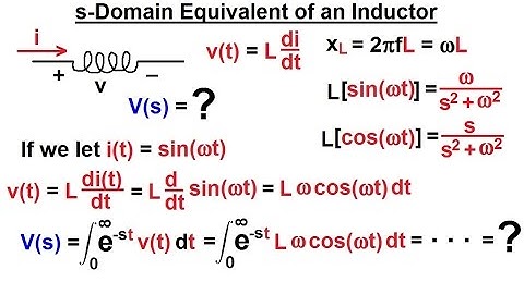 Electrical Engineering: Ch 16: Laplace Transform (8 of 58) s-Domain Equivalent of an Inductor