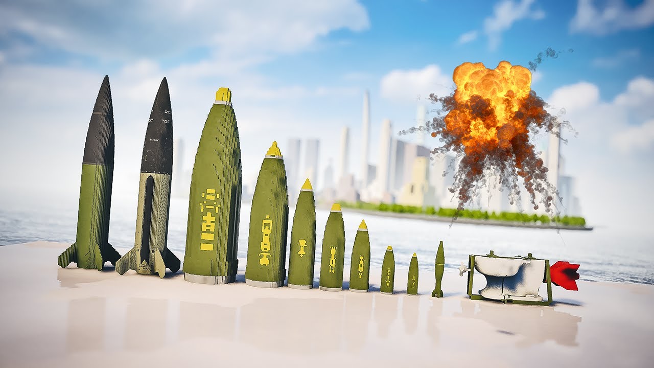 From Tiny Bomb to Giant – Explosion Power Test (Teardown)