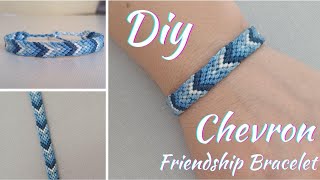 DIY Cute Chevron Friendship Bracelet.How to make Chevron Bracelet.Easy tutorial for beginner.Gulnar