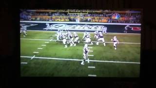 Tom Brady's awesome pass : Super Bowl 2012