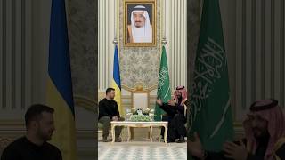 Ukraine's Zelenskiy Meets Saudi Crown Prince for Peace Talks