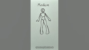 Stickman Girl Body — 3 Levels ✏️🔥 #drawing #stickman #tutorial #howtodraw #sketch #art