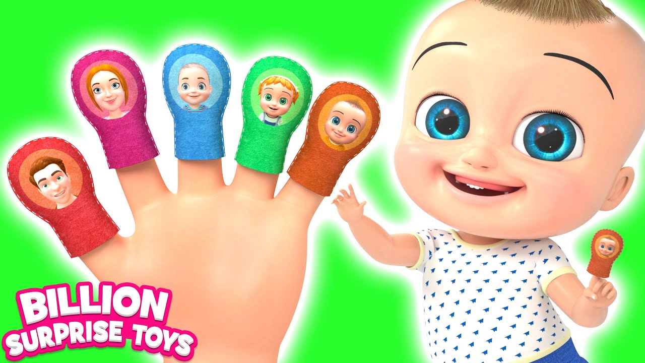 Finger Family Song - Family play time songs & cartoons