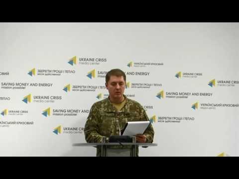 Полковник Олександр Мотузяник, речник Міністерства оборони України з питань АТО. УКМЦ, 27.10.2016