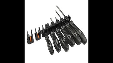 Modular Screwdriver, ratchet and extension organizers by ToolBox Widget