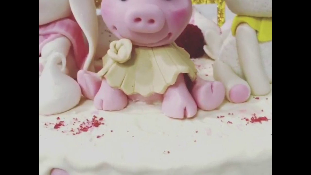 Cute cake for a birthday party - YouTube
