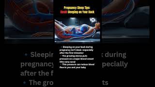 Pregnancy Sleep Tips: Why You Should Avoid Sleeping on Your Back 🤰💤 #shorts