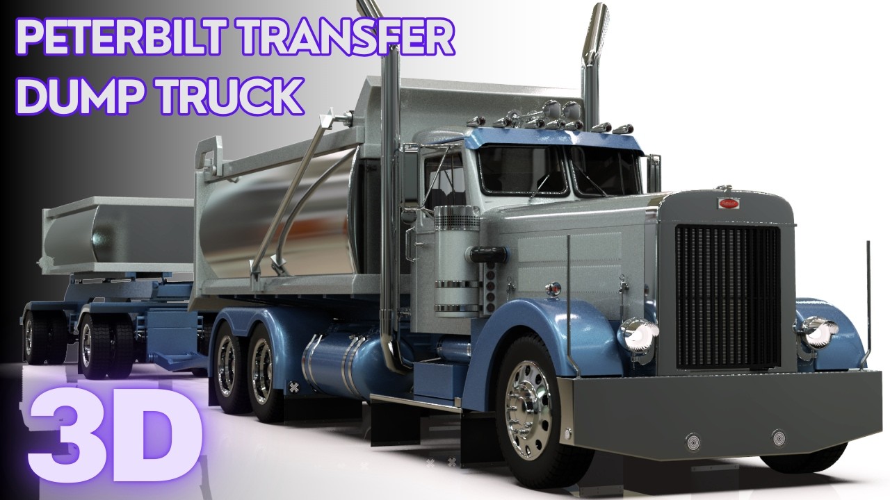 🚨 1967 PETERBILT 351 LW TRANSFER DUMP TRUCK🔥| BLENDER ✨
