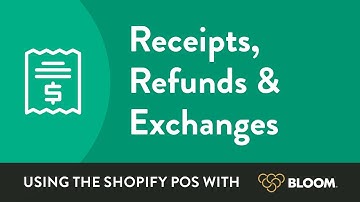 How to use the Shopify POS with Bloom | Receipts, Refunds & Exchanges