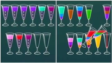 Water Sort Puzzle Walkthrough 83,  ios Gameplay Simulator Think Brain Android Games