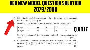 Business Mathematics Class 12 New Model Question Solution | NEB Grade 12 New Model Question Paper