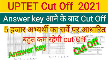 UPTET Cut Off after Answer Key 2022, UPTET ANSWER KEY OUT, UPTET Cut Off जारी , UPTET Cut Off Marks