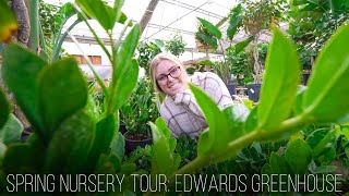 Springtime Nursery House Plant Tour! Go House Plant Shopping With Me At Edwards Greenhouse!