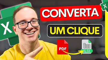 Converter PDF em Excel em Segundos com 1 Clique!