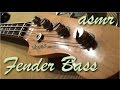 ASMR Fender Bass (soft speaking, tapping, tinkering)