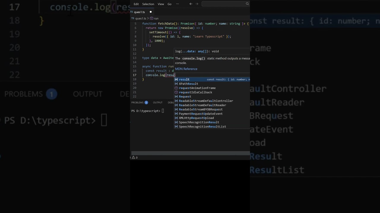 What’s the Return Type of a Promise-returning Function? 