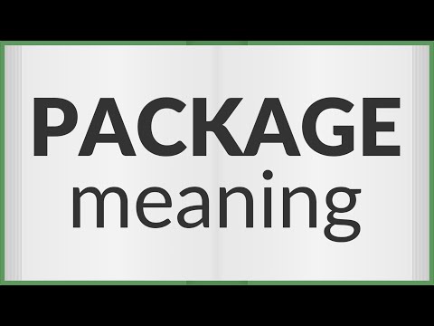 Package | meaning of Package