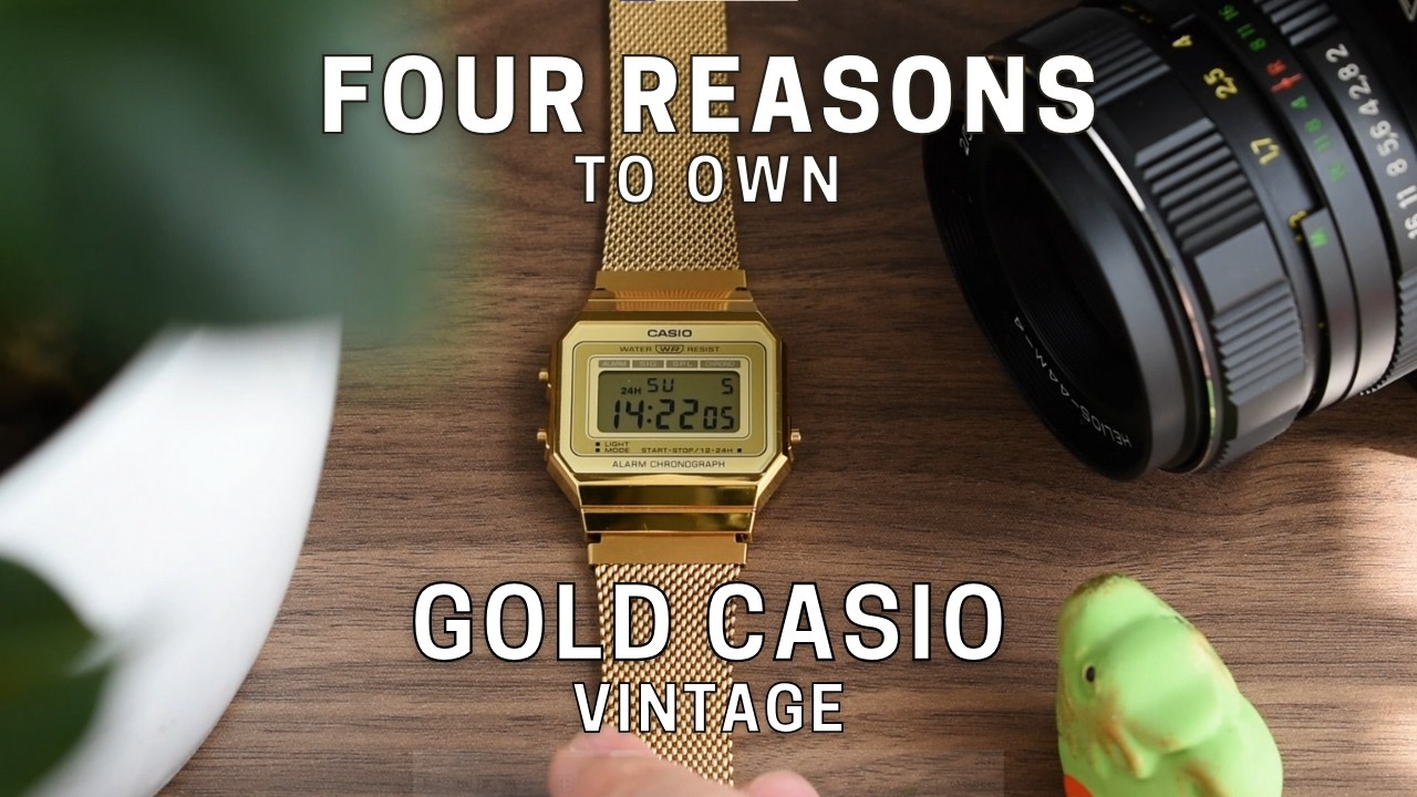 The New Gold Casio Vintage A700WE - More Than Just a Fashion Trend 