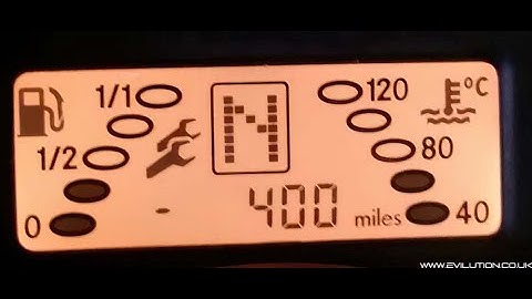 Smart 450, 451 & 452 Service Reset