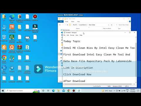 Bios Clean Me Region Auto By #Intel Easy Tool # Deepak Gautam