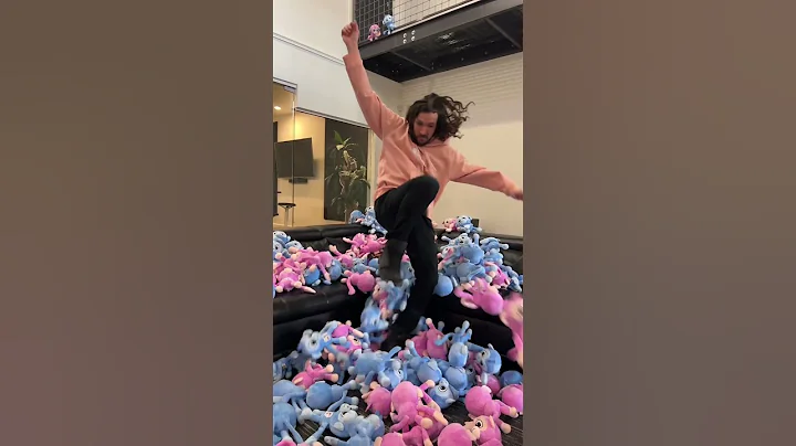 PLUSHiE ATTACK!! 🙈 Hundreds of A for Adley pet MONKEY BUDDiES dog pile on Shonduras!! #shorts