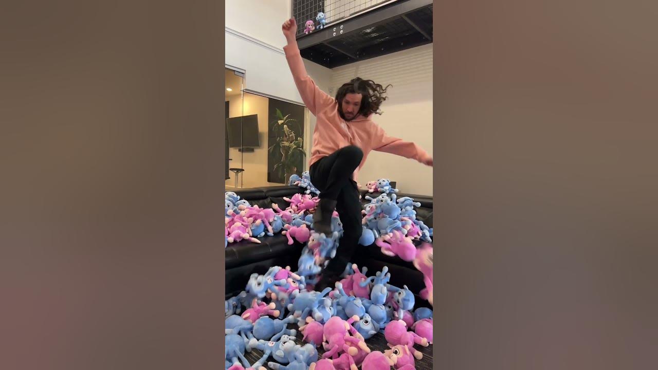 PLUSHiE ATTACK!! 🙈 Hundreds of A for Adley pet MONKEY BUDDiES dog pile