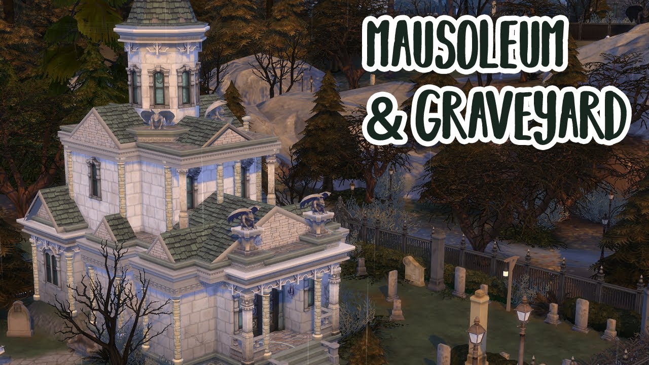 Sims 4 Mausoleum, Crypt & Graveyard YouTube