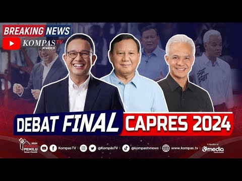 LIVE - Debat Terakhir Calon Presiden 2024: Anies Baswedan VS Prabowo Subianto VS Ganjar Pranowo