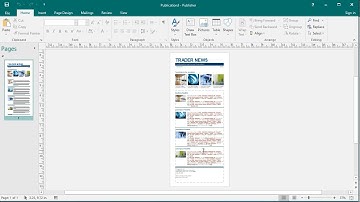 Creating Newsletters in Publisher