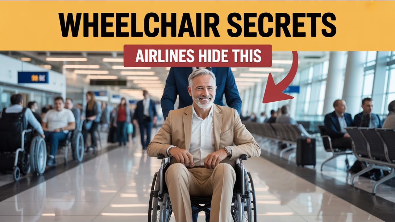 How To Use Wheelchair Assistance At The Airport (Secrets Airlines Hide ...