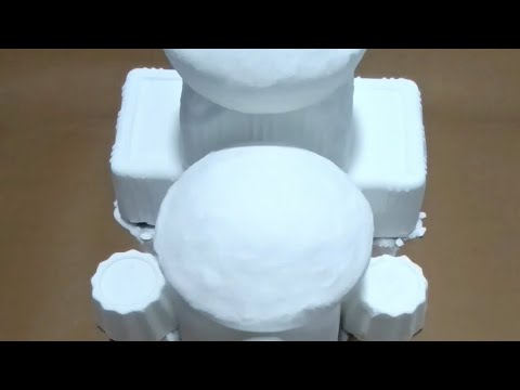 ASMR Bakingsoda white Pyramid | soft |102 #crunch #bakingsoda #asmr#fyp #sound#enjoy #pyramid #soft