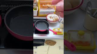 Mini kitchen set ASMR Mini cooking #minicooking #minifood #miniature