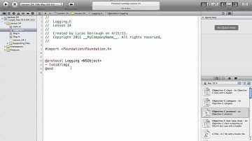 Objective-C on the Mac L24 - Protocols