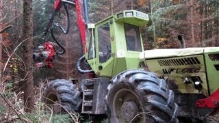 WFtrac 1700 Harvester with SP451LF and Timberjack