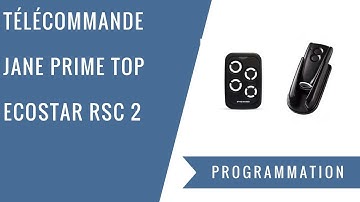 Programmation Jane Prime Top à partir d