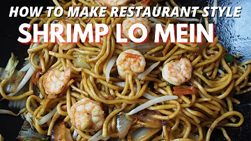 Shrimp Lo Mein Chinese Takeout Recipe | Wally Cooks Everything