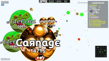 AGAR.IO SERVER TAKEOVER WITH BOTS AND MY SUBSCRIBERS #2 || OP-BOTS.COM