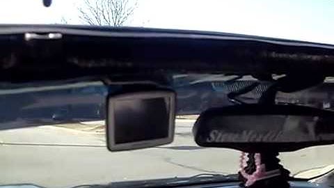 Massive Windshield Flex:  IN A CONVERTIBLE