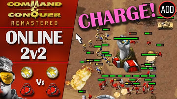 Command and Conquer Remastered: Tiberian Dawn - 2v2 Online Multiplayer - GDI & Nod vs GDI & Nod