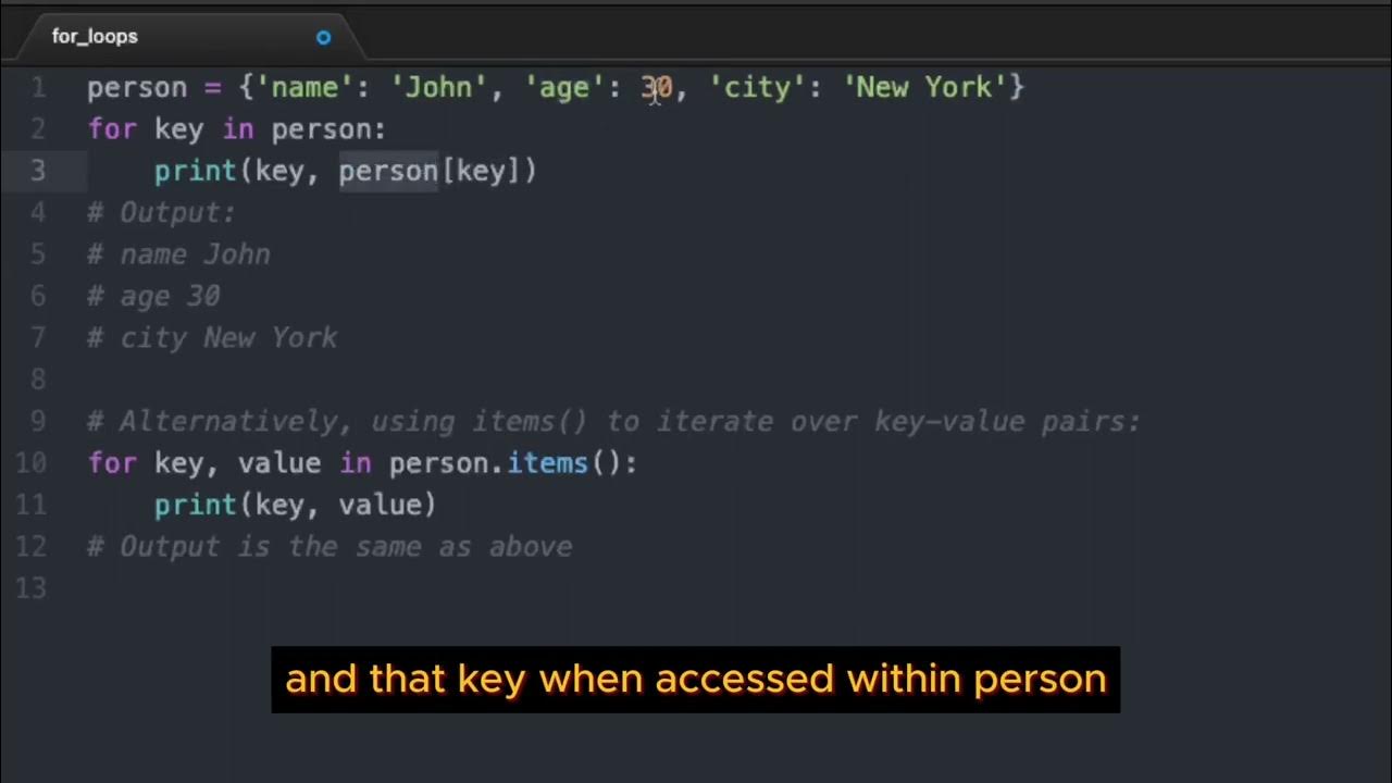 Python For Loops - Decoding Code - YouTube
