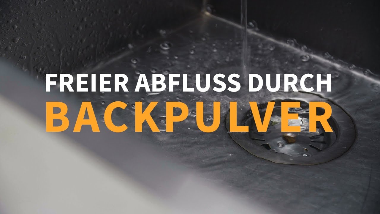 Wir. Hier. LifeHack: Freier Abfluss durch Backpulver