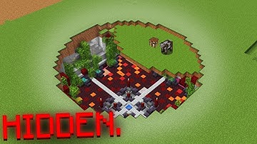 I Spent Hours making this Hidden Base