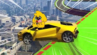 ¡¡¡ME CAIGO AL VACÍO!!! 😭 ¡MI PRIMERA CARRERA en GTA 5 ONLINE! 🔥 Con Timba, Raptor y Sparta