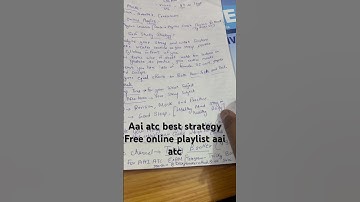 Aai atc best strategy #aaiatc #aaijuniorexecutive #aaiatc2023
