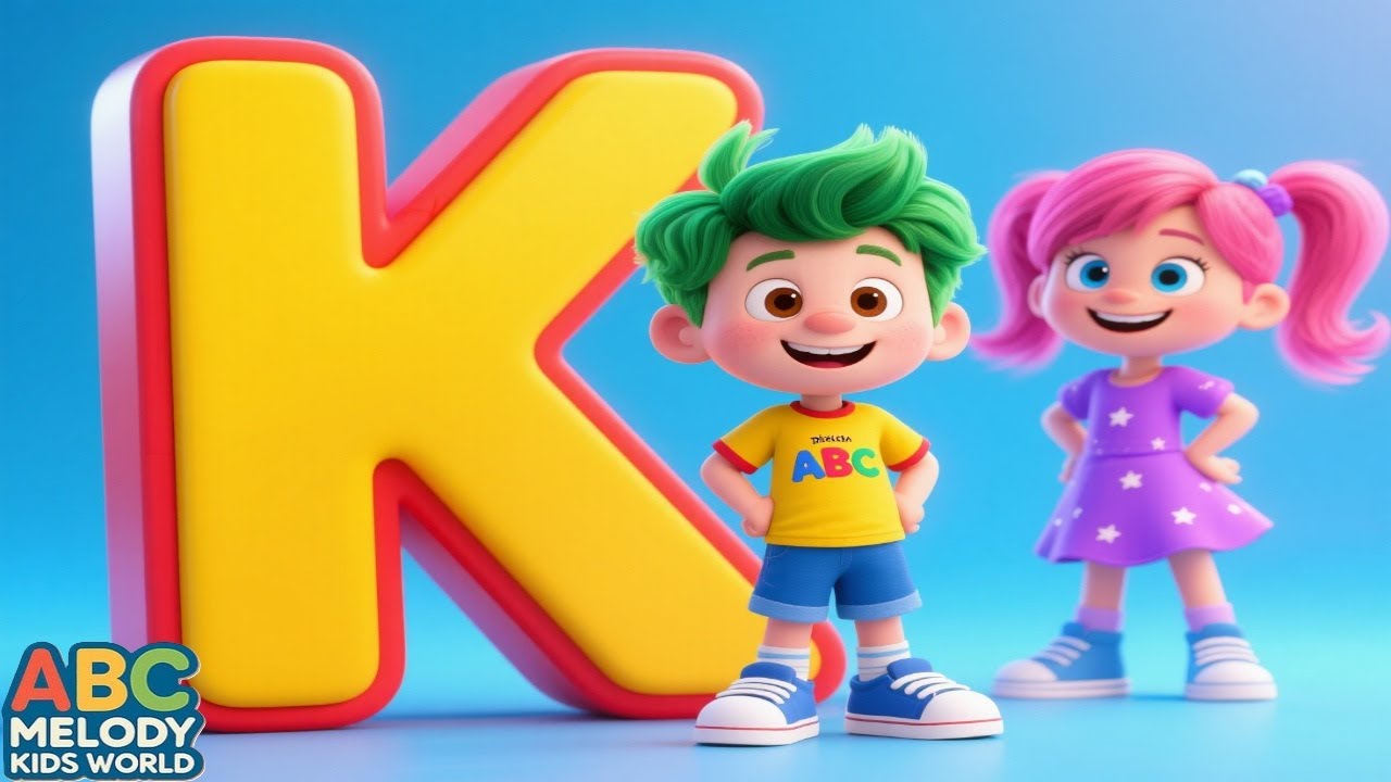 Letter K Song for Kids - Kangaroo, Kite, Koala & King - Fun ABC Learning – ABC Melody Kids World