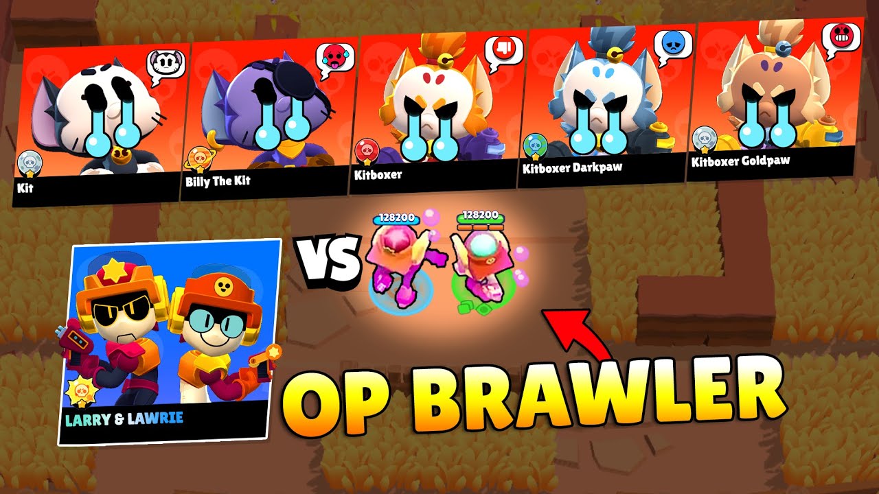 Double trouble larry lawrie is too op brawl stars 2023 funny