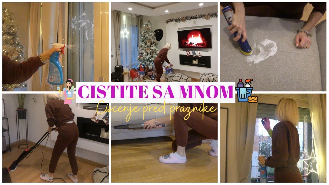 CISTITE SA MNOM // Brzo ciscenje pred praznike // Speed house cleaning
